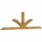 Ekena Millwork Richland Timber Gable Bracket, Western Red Cedar, 108"W x 31 1/2"H x 4"D x 4"F, 7/12 Pitch GBW108X31X0404RIC00RWR - alternate 5